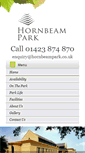Mobile Screenshot of hornbeampark.co.uk